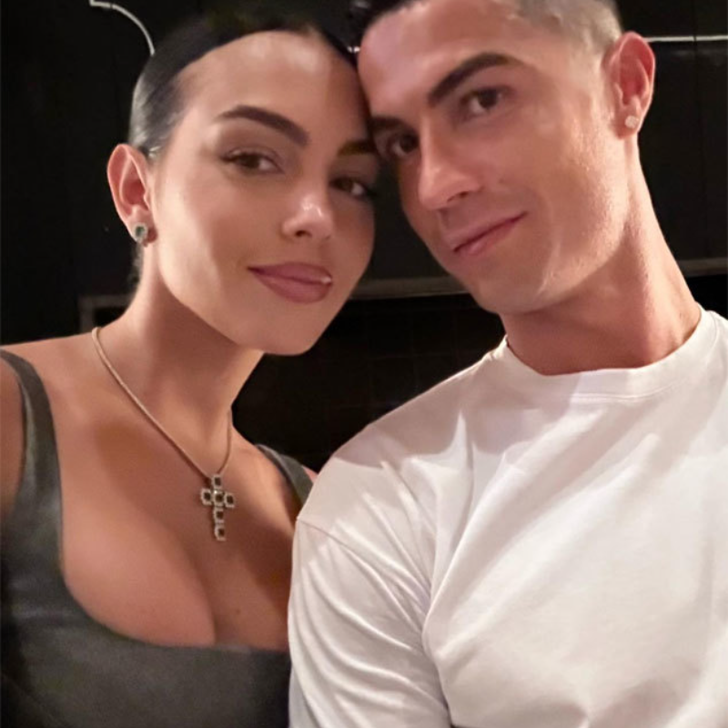 C. Ronaldo attracts fans when he goes to an event with his girlfriend in Madrid